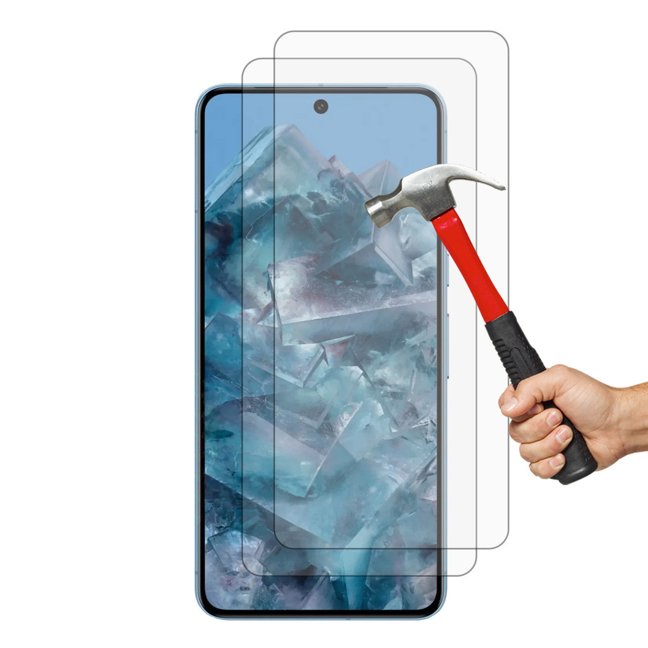 (Paquet de 2) Protecteur d'écran en verre trempé pour Google Pixel 8 Pro (Paquet de 2) Protecteur d'écran en verre trempé pour Google Pixel 8 Pro